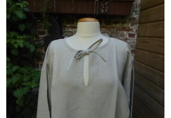 A Shirt lintjes, naturel linnen - Afbeelding 3