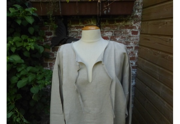A Shirt lintjes, naturel linnen - Afbeelding 4