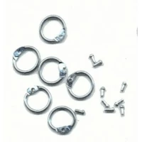 Loose rings zinc, round, with rivets-0