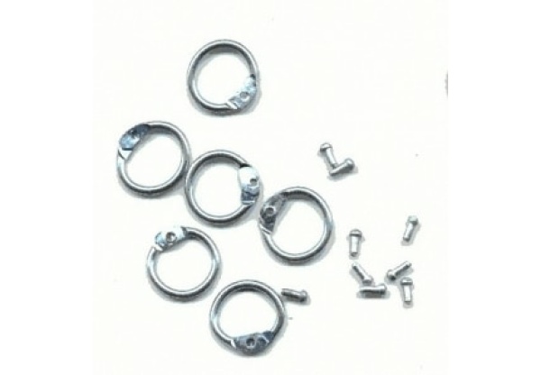 Loose rings zinc, round, with rivets-0