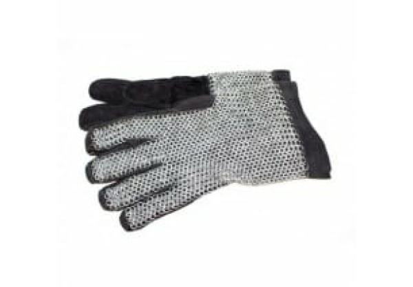 Chainmail gloves, galvanised-0