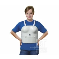 Extended chest protector for women-0