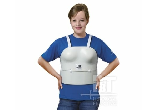 Extended chest protector for women-0