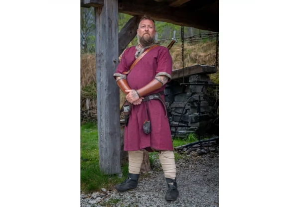 tuniek viking, rood 8085 - Afbeelding 2