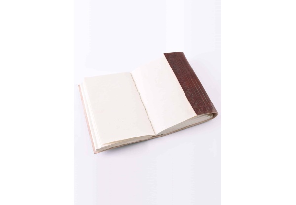 leren notitieboek middeleeuws - Afbeelding 2