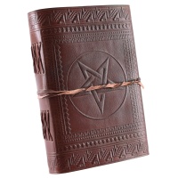 leren dagboek pentagram