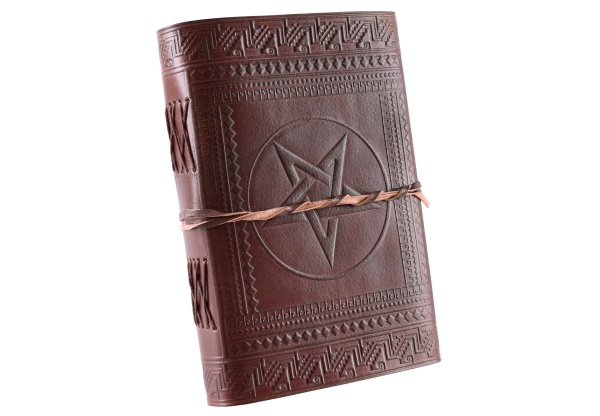 leren dagboek pentagram