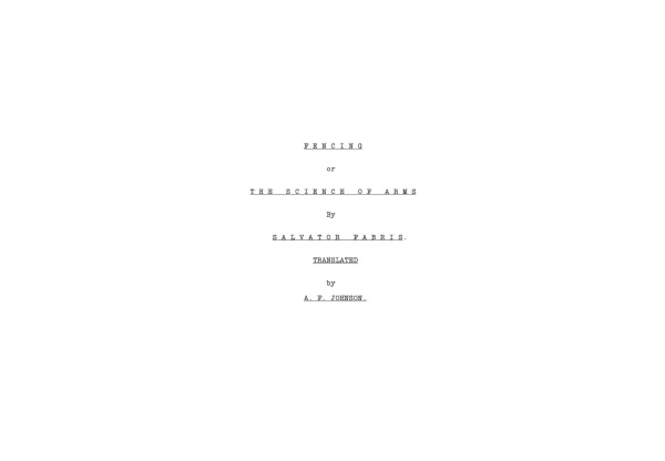 Fencing or the Science of Arms by Salvator Fabris - Image 3
