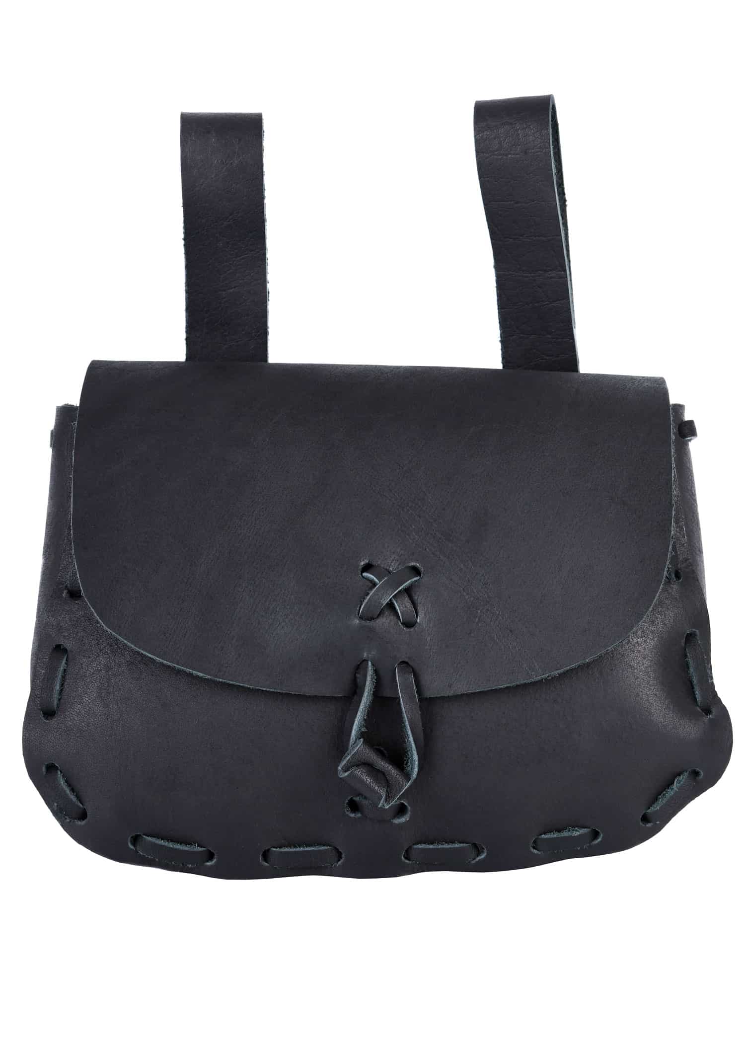 leather bag black