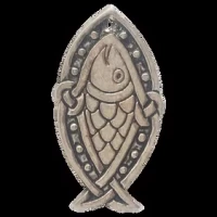 Fintan's Salmon earrings (LE16) For transformation and miracles