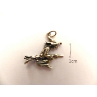 pendant witch, middlesize, silver