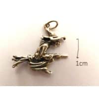 hanger heks middelgroot, zilver