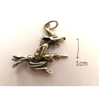 hanger heks middelgroot, zilver