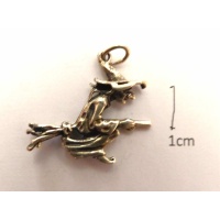 pendant witch, middlesize, silver