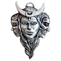 Triple Goddess, silver, for love and harmony (kopie)