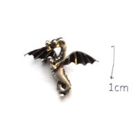 pendant wyvern, dragon, silver