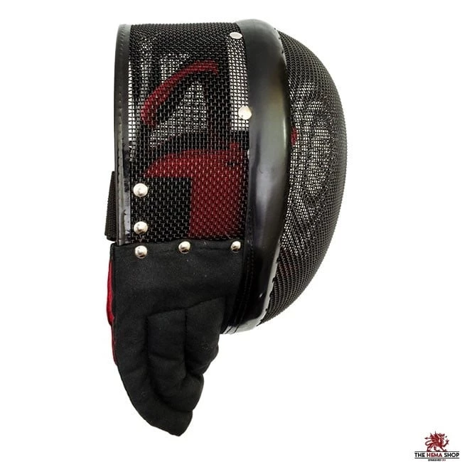 Red Dragon HEMA Tournament Fencing Mask - 1600N - Image 2